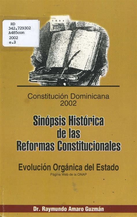 boletín nuevas adquisiciones biblioteca unphu constitución dominicana 2002 sinópsis histórica