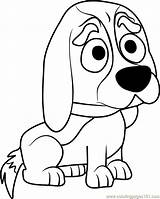 Pound Puppies Coloring Millard Coloringpages101 Pages sketch template