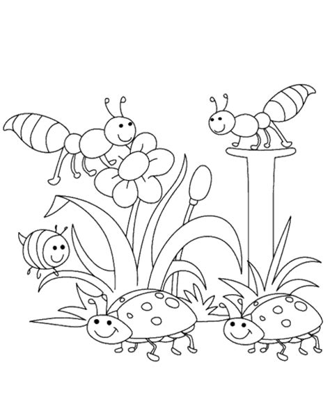 simple spring printable coloring page topcoloringpagesnet