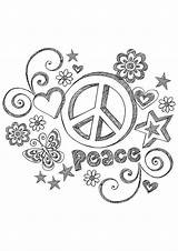 Peace Coloring Sign Pages Printable Hippie Kids Paix Adult Buzzle Templates Sketch Bestcoloringpagesforkids Adults Drawing Signs Attractive Simple Books Zentangles sketch template