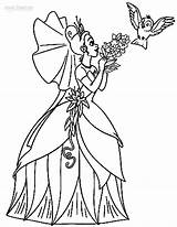 Tiana Princess Coloring Pages Disney Printable Cool2bkids sketch template