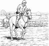 Colouring Rider Funchap Riders Equestrians Dressage Ausmalbilder Stall sketch template