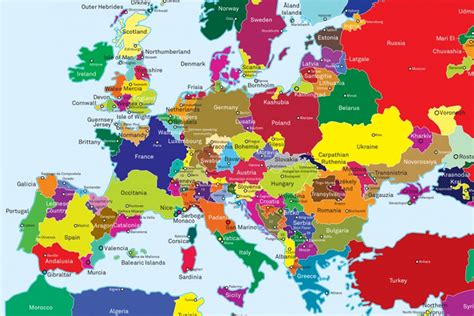 El Mapa De Europa Redibujado En Función De Las