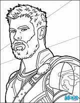 Thor Ragnarok Coloring Pages Print Avengers Color Marvel Hellokids Movie sketch template