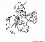Horse Mickey Coloring 161e Disney Pages Printable sketch template