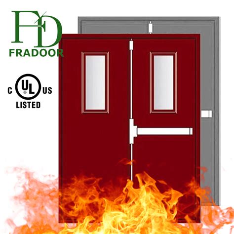 exit emergency metal ul fire proof heat resistance steel door buy ul