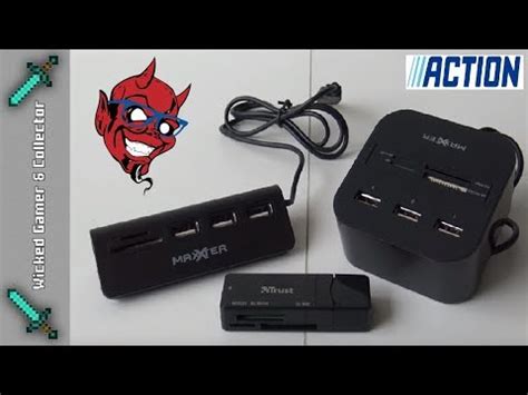 cheap action usb hub card readers solution    euro youtube