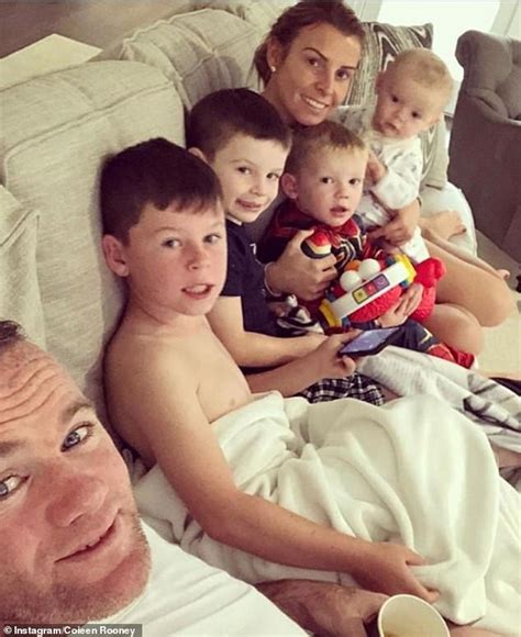 coleen and wayne rooney wish special son klay a happy
