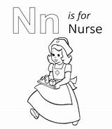 Nurse Coloring Letter Printable Uppercase Lowercase Pages Colouring Through Template Kids Playinglearning Date sketch template