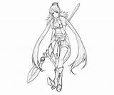 Judith Vesperia Tales Character Coloring Pages sketch template