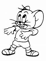 Cartoon Coloring Pages Printable Jerry sketch template