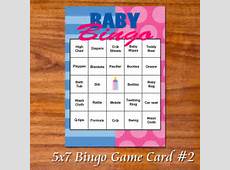 Gender Reveal Party Game Cards 