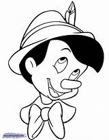 Pinocchio Coloring Pages Face Disneyclips sketch template