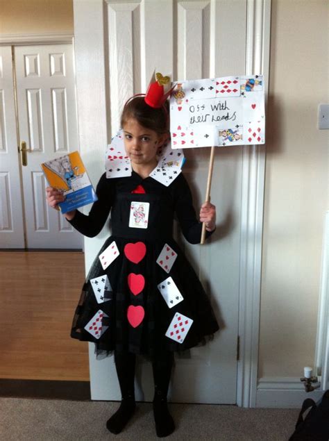 queen  hearts  dressed   world book day book day