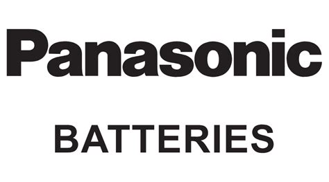 panasonic batteries vector logo   svg png format seekvectorlogocom