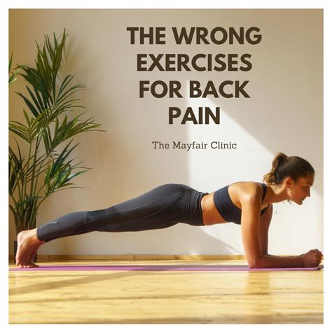 worst exercises    pain  mayfair clinic