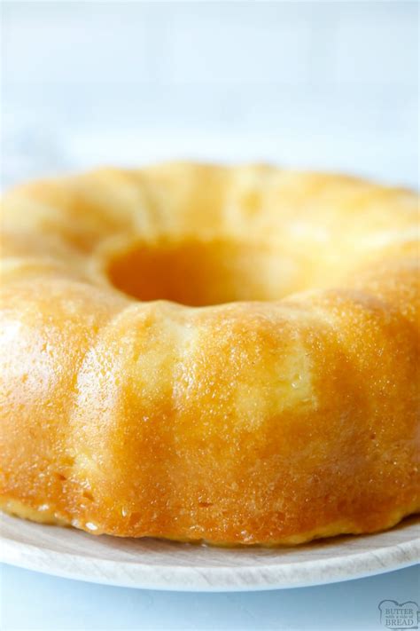 Easy Pineapple Bundt Cake Butter With A Side Of Bread