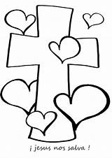 Cristianos Cruces Amor Biblia Religiosas Amistad Catequesis Niños Cuaresma Corazones Ninos Cristo Jesús Resultado Cristianas Parejas sketch template