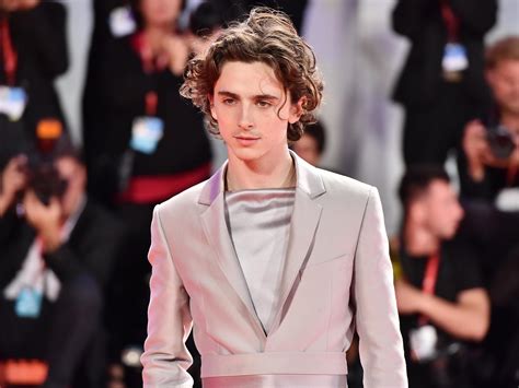 Timothée Chalamet Named The Best Dressed Man In The World The Independent