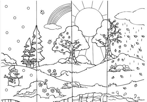 coloring pages    seasons