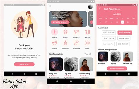 flutter salon app open source agenda