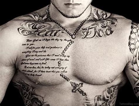 40 Religious Rosary Tattoos For Chest
