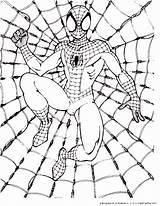 Printen Herfst Spiderman sketch template