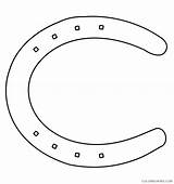 Horseshoe Coloring4free sketch template