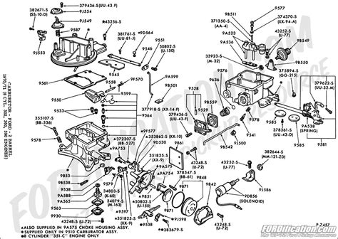 diagram motorcraft  carburetor vacuum ports alternator