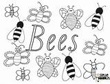 Coloring Printable Bees Pages Bunch Kids Sheets 1000 Adults sketch template