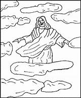 Ascension Hemelvaart Christ Mercy Aufstieg Malvorlagen Animaatjes Malvorlagen1001 Familyholiday sketch template