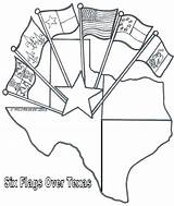 Texas Coloring Flag Color Pages Sheets History Printable American Flags Six Over Bob Getcolorings Sheet Texasbob Print State sketch template