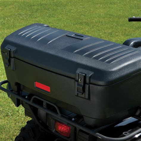 yamaha utility atv rigid cargo boxes black rear trunk dby acc