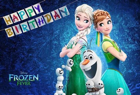 frozen happy birthday wishes images quotes  gifs
