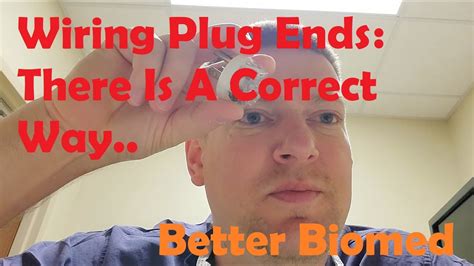 wiring plug ends correctly youtube