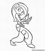 Coloring Pages Kim Possible Book Printable Danny Phantom Google Online sketch template