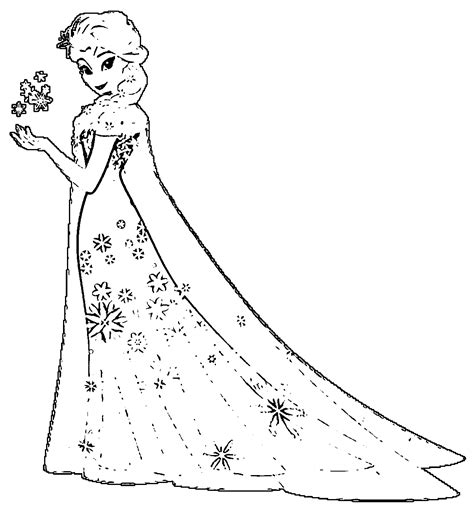 elsa coloring pages coloring home