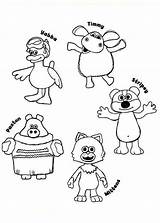 Timmy Time Coloring Characters sketch template