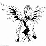 Overwatch Mercy Symmetra Xcolorings 825px sketch template