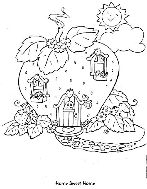 strawberry coloring pages  kids coloring home