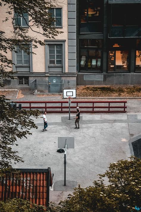 hd wallpaper  men playing basketball  basketball court