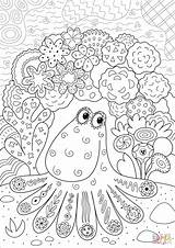 Coloring Coral Reef Feels Octopus Pages sketch template