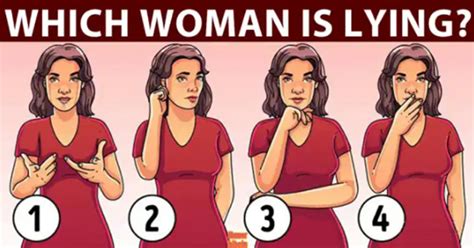 test your body language skills which of these women is lying