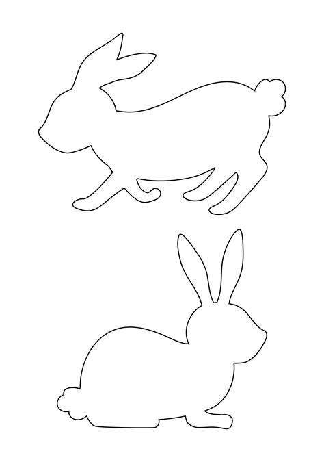 printable bunny template