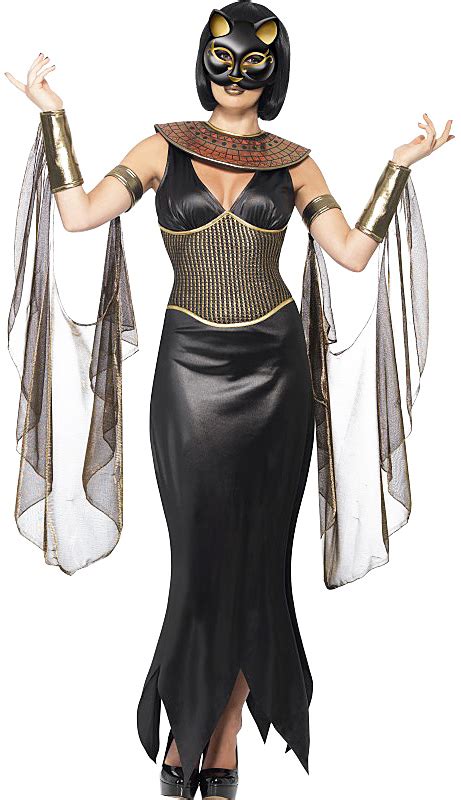 bastet cat goddess ladies fancy dress ancient egyptian adults halloween