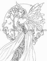 Mystical Fairies sketch template
