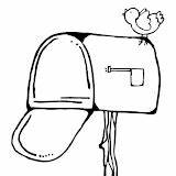 Buzones Aprender Mailbox Coutry Bird sketch template