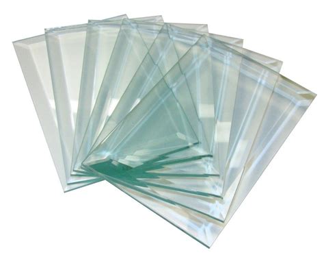 clear glass rectangle bevels pack    avenue
