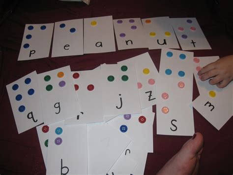 Do It Yourself Flash Cards Braille Activities Flashcards Visually