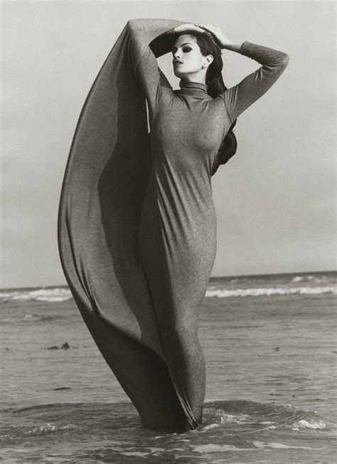 Herb Ritts Cindy Crawford Modestil Modefotografie